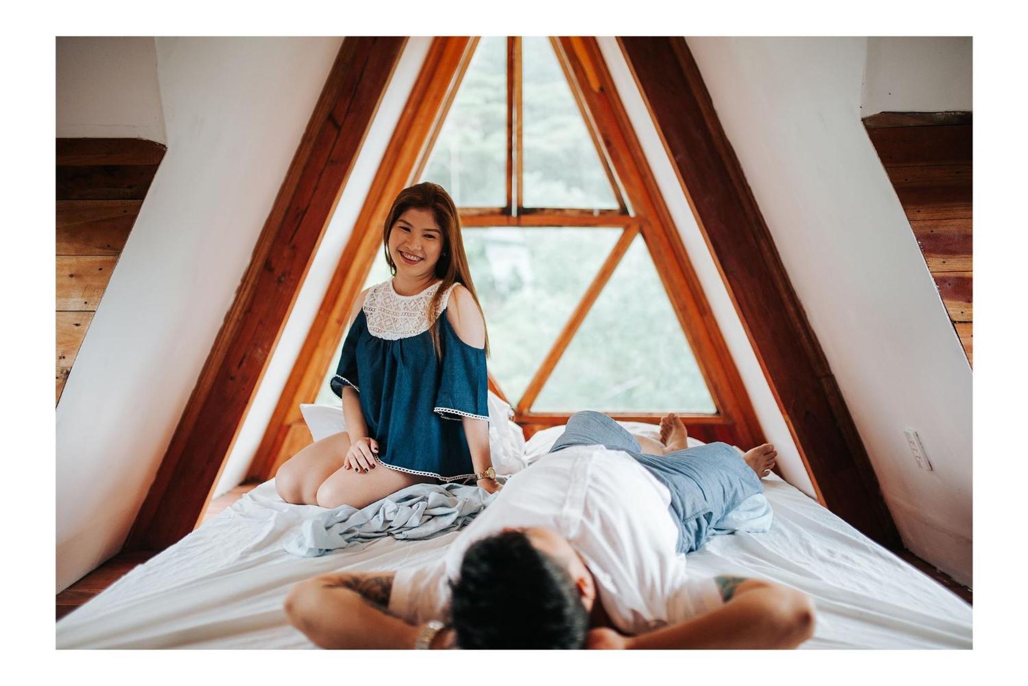 Camiguin Volcano Houses - A-Frame House Mambajao Eksteriør bilde