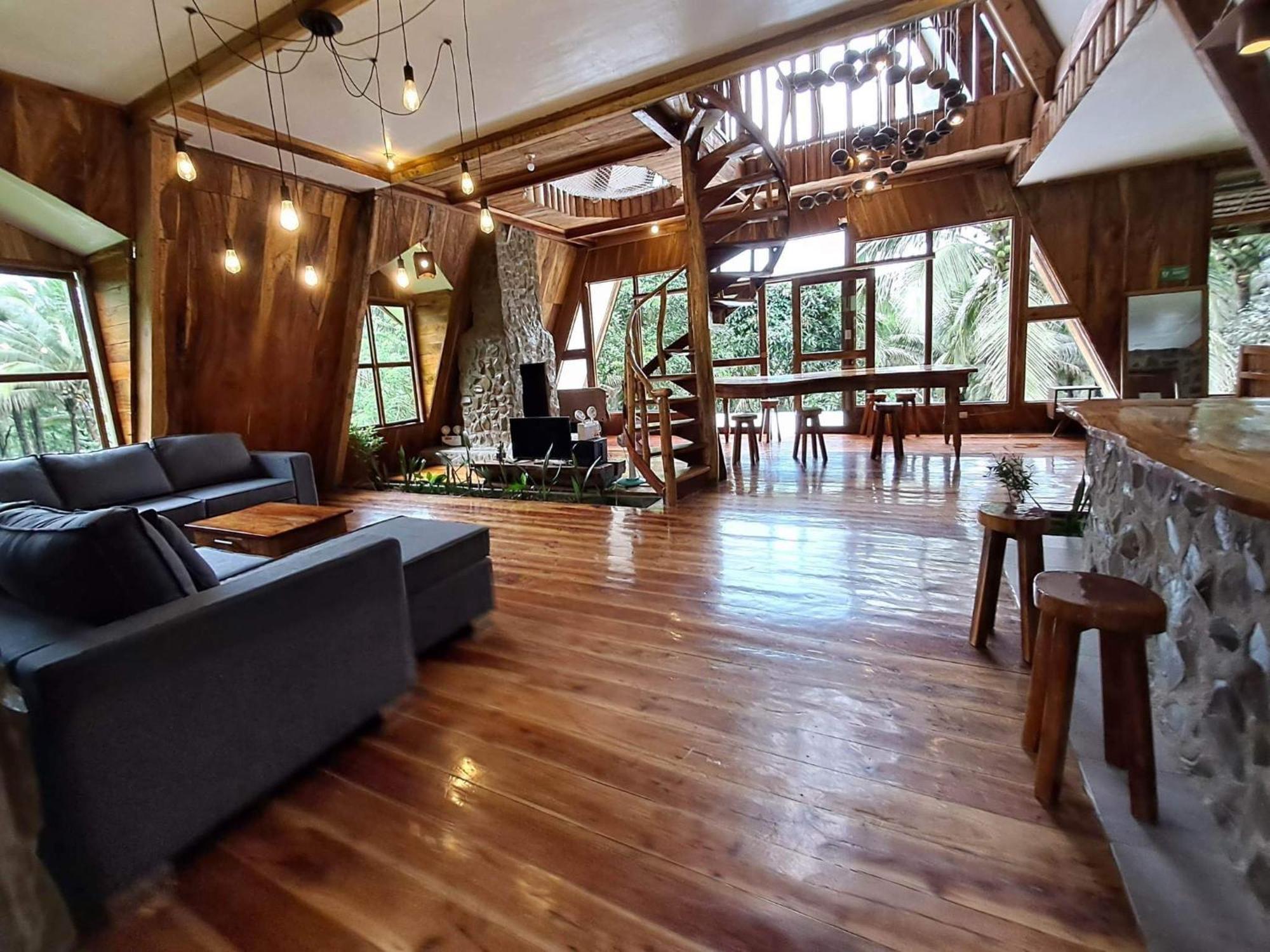 Camiguin Volcano Houses - A-Frame House Mambajao Eksteriør bilde