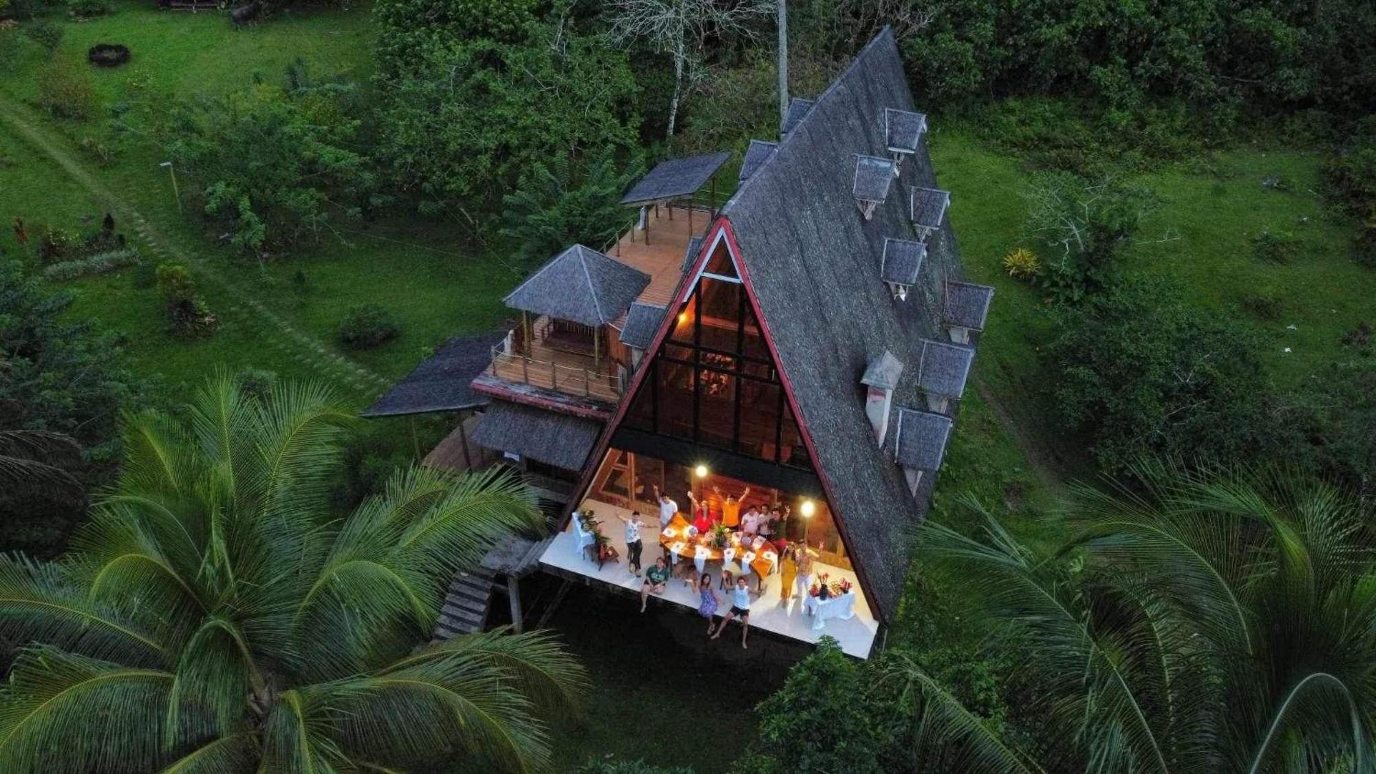 Camiguin Volcano Houses - A-Frame House Mambajao Eksteriør bilde
