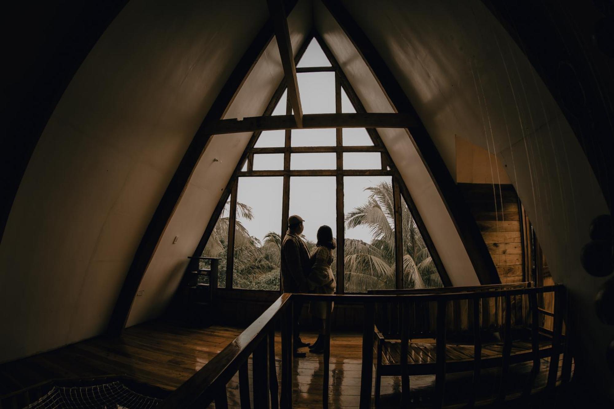 Camiguin Volcano Houses - A-Frame House Mambajao Eksteriør bilde