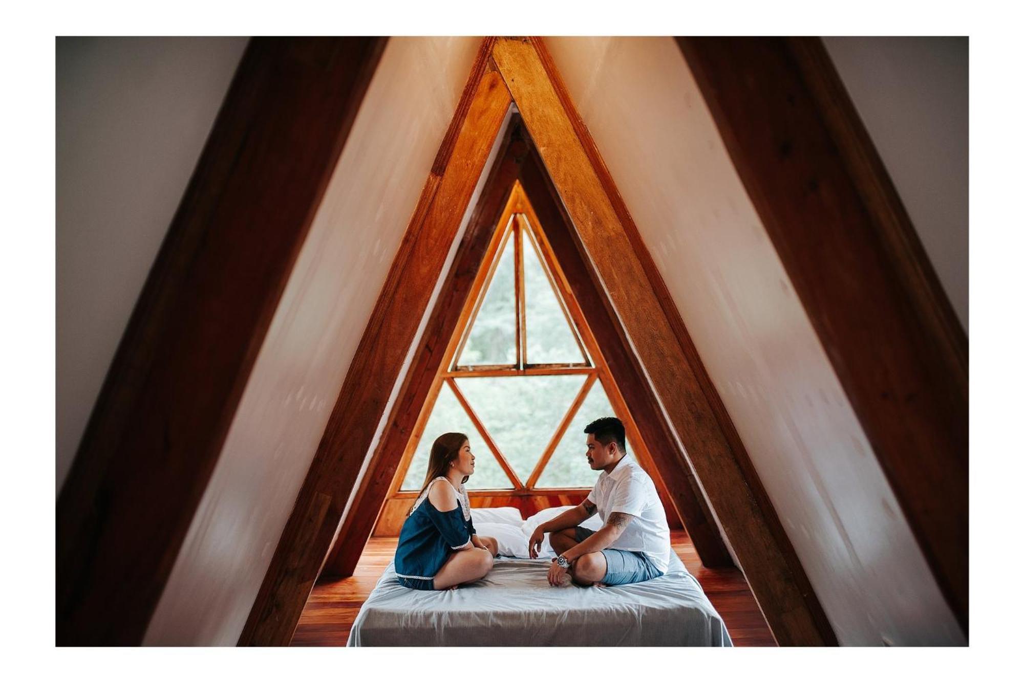 Camiguin Volcano Houses - A-Frame House Mambajao Eksteriør bilde